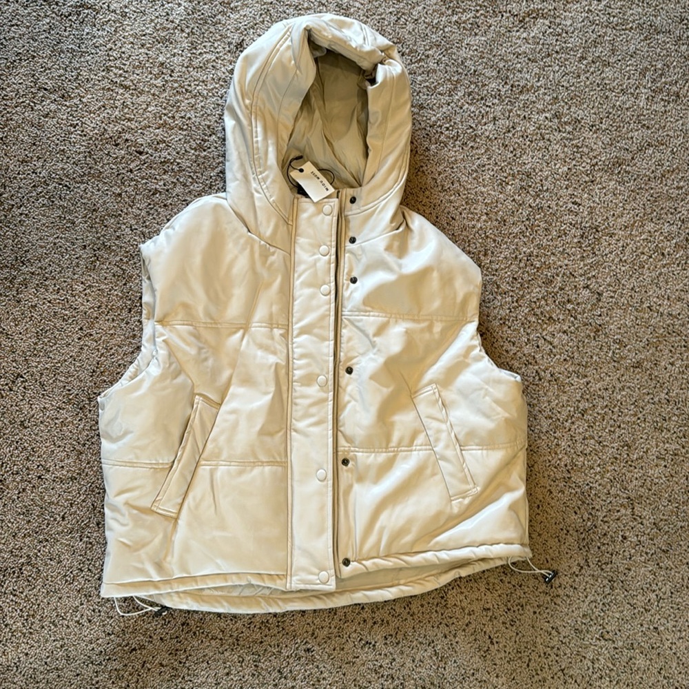 Miou Muse hooded puffer vest